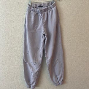 Brandy Melville “Rosa” Sweatpants in Periwinkle